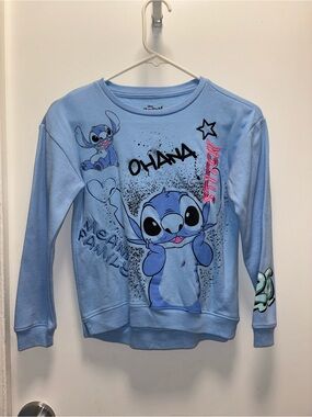 Disney Stitch "Ohana" Sweatshirt L-10/12